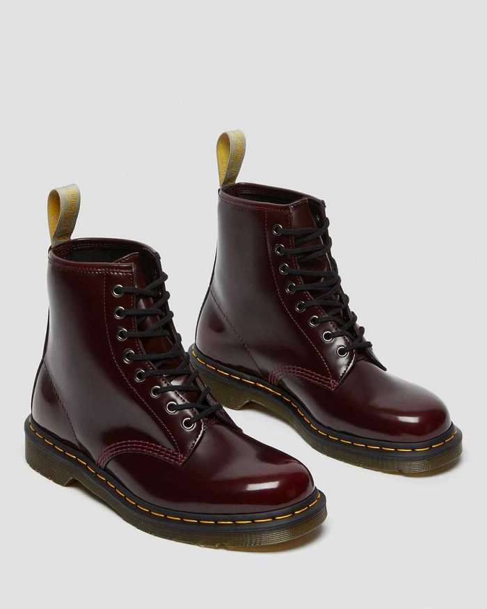 Botas Veganas Dr. Martens Ofertas Dr. Martens 1460 Mujer Vino